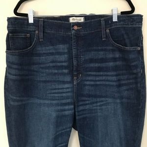 Madewell 10" high rise skinny jeans 35 waist